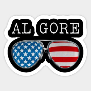 USA PILOT GLASSES AL GORE Sticker